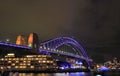 Harbour bridge Sydney harbour cityscape Sydney Australia Royalty Free Stock Photo