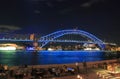 Harbour bridge Sydney harbour cityscape Sydney Australia