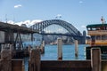 The Harbour Bridge in Sydney, view the coast