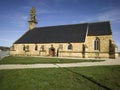 Harbour of Camaret, church Royalty Free Stock Photo