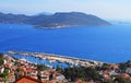 Harbour of city Kas (Kash) in Turkey