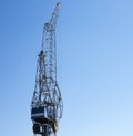 Harbour crane from the shipbuilding company Damen Shiprepair Rotterdam in Schiedam.