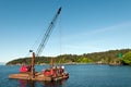 Harbour Dredge Royalty Free Stock Photo