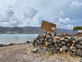 Harbour in Elounda town, Crete Island