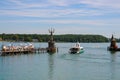 Harbour entrance at Konstanz at Bodensee, Germany Royalty Free Stock Photo