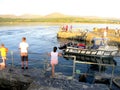 Harbour entrance, Shell Island, Wales.