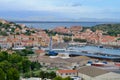 Harbour of a fishing village Royalty Free Stock Photo