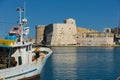 Harbour fort. Trani. Apulia. Italy