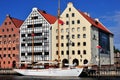 Harbour of Gdansk at Motlawa river, Poland