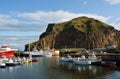 The harbour at Heimaey, Vestmannaeyar Royalty Free Stock Photo