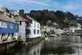 Polperro fishing village and tourist attraction in Cornwall Royalty Free Stock Photo