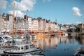 Harbour in Honfleur town, France Royalty Free Stock Photo