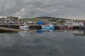 Harbour and inshore fishing fleet in Kirkwall, Mainland island, Orkney Scotland