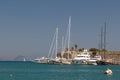 Harbour of the Kos town, Kos island Royalty Free Stock Photo