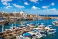 Harbour in Kyrenia Girne, North Cyprus Royalty Free Stock Photo