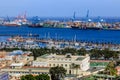 Harbour in Las Palmas de Gran Canaria. Spain Royalty Free Stock Photo