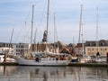 Harbour of Lemvig on south bank of Limfjord, Midtjylland, Denmark Royalty Free Stock Photo