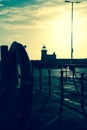 Harbour lighthouse. Howth. Dublin. Ireland Royalty Free Stock Photo