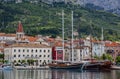 Harbour at Makarska, Croatia