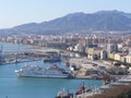 Harbour at Malaga Spain