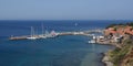 Harbour Molyvos Royalty Free Stock Photo
