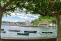 Harbour of Pasaia in the Donibane district east of San Sebastian Royalty Free Stock Photo