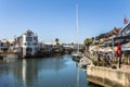 Harbour on pier of Knysna, Garden Route, South Africa