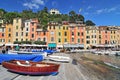 The harbour at Portofino, Golfo del Tigullio, Liguria, Italian Riviera, Italy Royalty Free Stock Photo