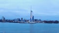 Harbour of Portsmouth England with famous Spinnaker Tower - aerial view - PORTSMOUTH, ENGLAND, DECEMBER 29, 2019