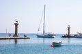 Harbour at Rhodes, Dodecanese, Greece
