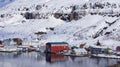 Harbour of Seydisfjordur in Iceland