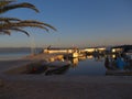 The Harbour at Skala Kalloni Lesvos Greece Royalty Free Stock Photo