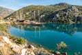 Harbour with a small shipyard along the Mediterranean coastline in Bozburun village near Marmaris resort town in Mugla province of