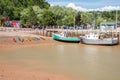 The harbour at St Martin`s New Brunswick Royalty Free Stock Photo