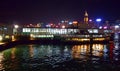 Harbour and Star Ferry in Hong Kong city Royalty Free Stock Photo