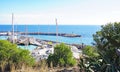 Harbour of Torredembarra in the province of Tarragona