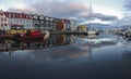 Harbour of Torshavn, Faroe Islands.