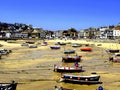 Harbour & town, St.Ives, Cornwall, UK. Royalty Free Stock Photo
