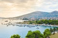 Harbour in Trogir.Adriatic coast.