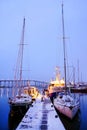 The harbour of Tromso considered the northernmost city in the world