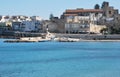 Harbour and Typical architecture in Otranto Royalty Free Stock Photo