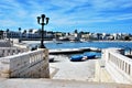 Harbour and Typical architecture in Otranto Royalty Free Stock Photo