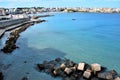 Harbour and Typical architecture in Otranto Royalty Free Stock Photo