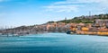 Harbour view of Sete, Southern France. Royalty Free Stock Photo