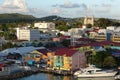 Harbour view of St john`s, Antigua and Barbuda Royalty Free Stock Photo