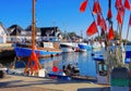 The harbour of Vitt on the island of Hiddensee Royalty Free Stock Photo