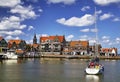 Harbour of Volendam, Netherlands. Royalty Free Stock Photo