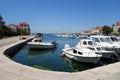 A harbour in Zlarin, lovely island near Sibenik, Dalmatia, Croatia