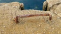 Harbourside fitments, rustic and rusty.