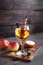 Apple cider drink Royalty Free Stock Photo